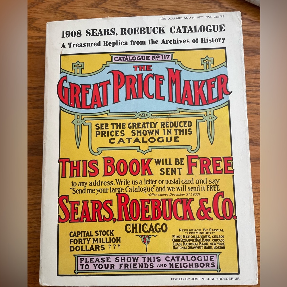 Vintage - Sears 1908 Catalogue Replica
